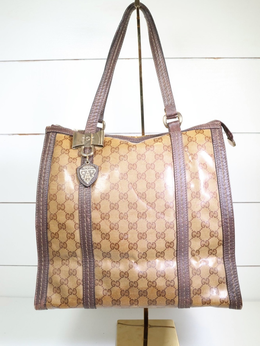 Gucci GG Crystal Duchessa Monogram Shoulder Bag